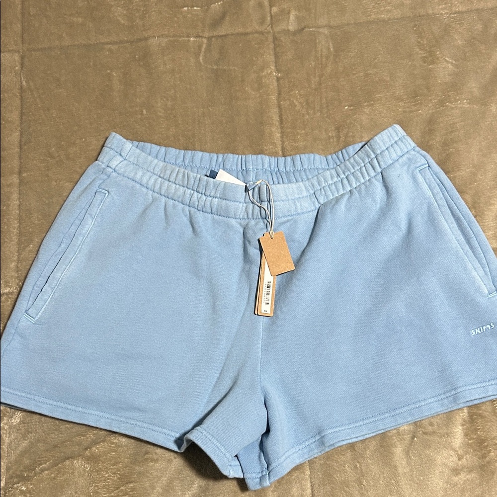 SKIMS Light Blue Women's Athletic Shorts